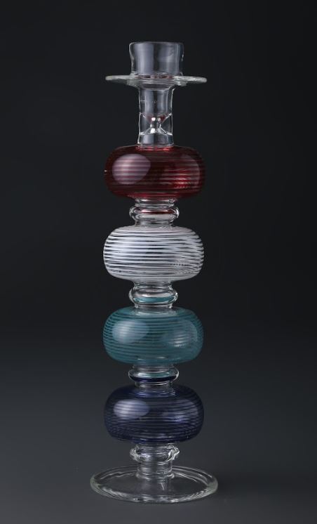 Glass Candle Holder 